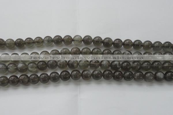 CMS1072 15.5 inches 8mm round grey moonstone beads wholesale