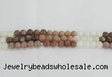 CMS1083 15.5 inches 10mm round mixed moonstone beads wholesale