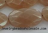 CMS1110 15.5 inches 20*30mm faceted oval moonstone gemstone beads