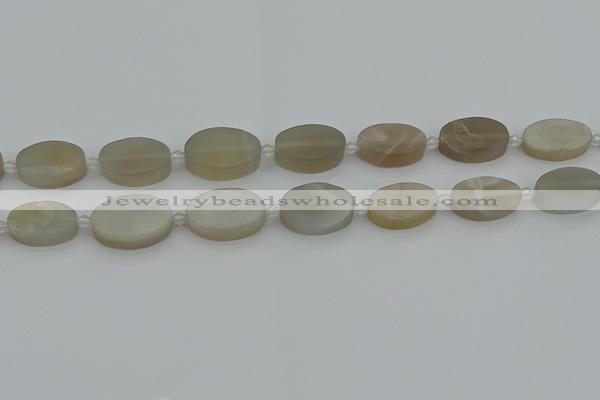 CMS1142 15.5 inches 15*22mm oval moonstone gemstone beads