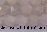 CMS1156 15.5 inches 12mm faceted nuggets white moonstone beads