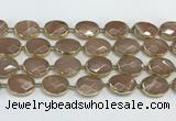 CMS1346 7.5 inches 15*20mm faceted oval moonstone beads