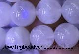 CMS1403 15.5 inches 10mm round white moonstone beads wholesale