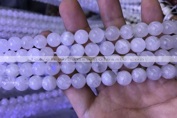 CMS1403 15.5 inches 10mm round white moonstone beads wholesale