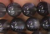 CMS1429 15.5 inches 8mm round black moonstone gemstone beads