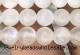 CMS1461 15.5 inches 6mm round white moonstone beads wholesale