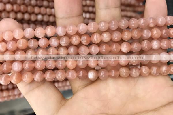 CMS1475 15.5 inches 6mm round moonstone beads wholesale