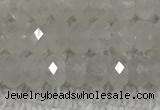 CMS1480 15.5 inches 2*4mm faceted rondelle white moonstone beads