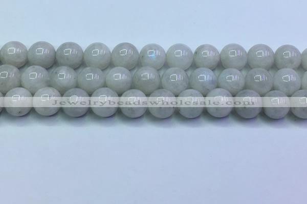 CMS1493 15.5 inches 12mm round white moonstone beads wholesale