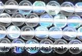 CMS1502 15.5 inches 8mm round synthetic moonstone beads wholesale