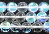 CMS1503 15.5 inches 10mm round synthetic moonstone beads wholesale