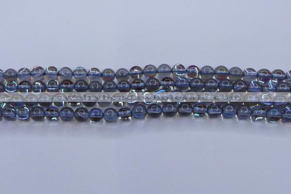 CMS1512 15.5 inches 8mm round synthetic moonstone beads wholesale