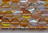 CMS1532 15.5 inches 8mm round synthetic moonstone beads wholesale