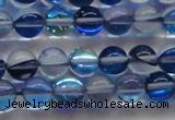 CMS1582 15.5 inches 8mm round synthetic moonstone beads wholesale