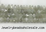 CMS1656 15.5 inches 6*10mm - 8*11mm faceted tyre moonstone beads