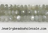 CMS1657 15.5 inches 6*12mm - 8*13mm faceted tyre moonstone beads