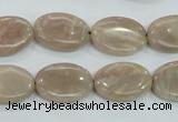 CMS17 15.5 inches 13*18mm oval moonstone gemstone beads wholesale