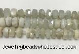 CMS1769 15.5 inches 6*12mm - 8*13mm faceted tyre moonstone beads