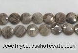 CMS1794 15.5 inches 20mm faceted coin AB-color moonstone beads