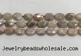 CMS1802 15.5 inches 15*20mm faceted oval AB-color moonstone beads