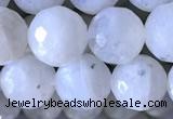 CMS1857 15.5 inches 10mm faceted round white moonstone beads wholesale