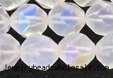 CMS1873 15.5 inches 10mm faceted nuggets AB-color white moonstone beads