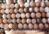 CMS1893 15.5 inches 10mm faceted round rainbow moonstone beads