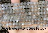 CMS1941 15.5 inches 6mm round grey moonstone beads wholesale