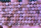 CMS1954 15.5 inches 6mm faceted round rainbow moonstone beads