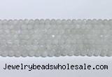 CMS2005 15.5 inches 6mm round white moonstone gemstone beads