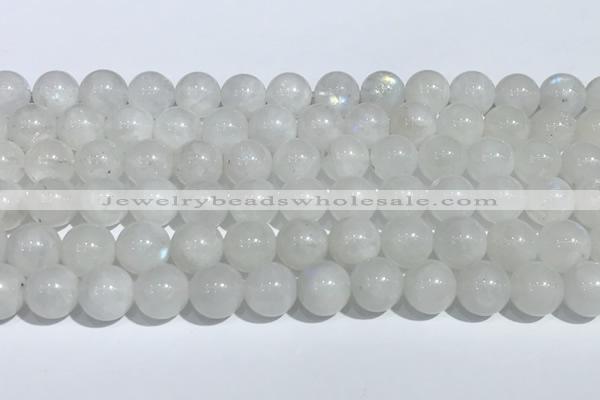 CMS2006 15.5 inches 8mm round white moonstone gemstone beads