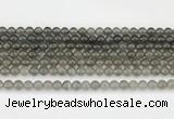 CMS2020 15.5 inches 6mm round black moonstone beads wholesale