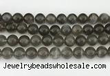 CMS2023 15.5 inches 12mm round black moonstone beads wholesale