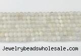 CMS2025 15.5 inches 5mm round white moonstone beads wholesale