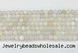 CMS2026 15.5 inches 6mm round white moonstone beads wholesale