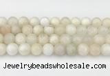 CMS2029 15.5 inches 10mm round white moonstone beads wholesale