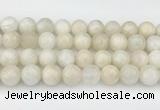 CMS2030 15.5 inches 12mm round white moonstone beads wholesale