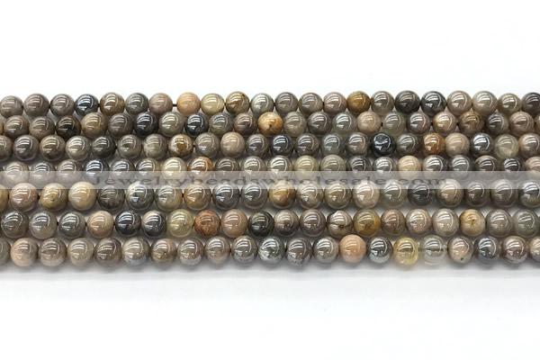 CMS2080 15 inches 6mm round AB-color moonstone beads