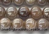 CMS2081 15 inches 8mm round AB-color moonstone beads