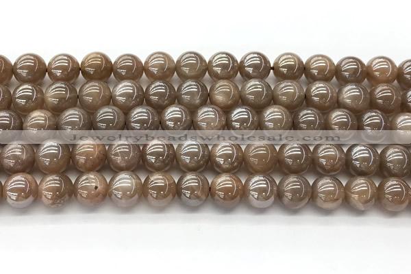 CMS2082 15 inches 10mm round AB-color moonstone beads