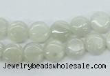 CMS209 15.5 inches 10mm flat round moonstone gemstone beads wholesale