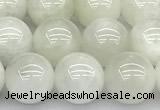 CMS2096 15 inches 8mm round white moonstone beads