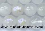 CMS2101 15 inches 8mm round AB-color moonstone beads