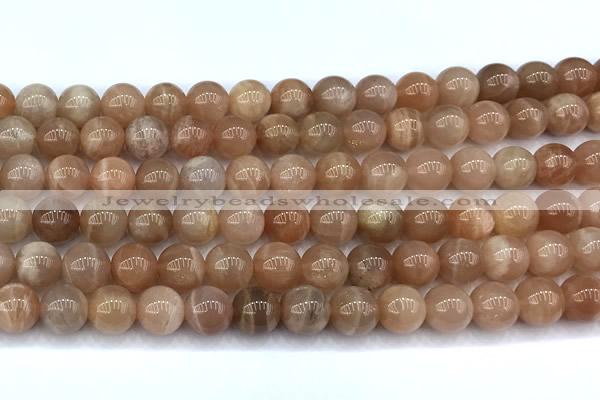 CMS2112 15 inches 9mm round moonstone beads