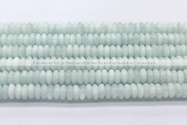 CMS2136 15 inches 3.5*8mm rondelle blue moonstone beads