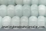 CMS2137 15 inches 6*8mm rondelle blue moonstone beads