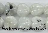 CMS214 15.5 inches 16*16mm heart moonstone gemstone beads wholesale