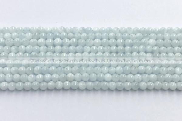 CMS2143 15 inches 4mm round blue moonstone beads