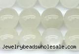 CMS2156 15 inches 10mm round white moonstone beads