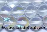 CMS2170 15 inches 6mm, 8mm, 10mm & 12mm round synthetic moonstone beads